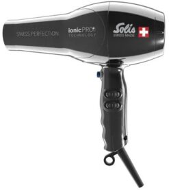 Solis Swiss Perfection 360º Ionic Pro Profi-Haartrockner schwarz